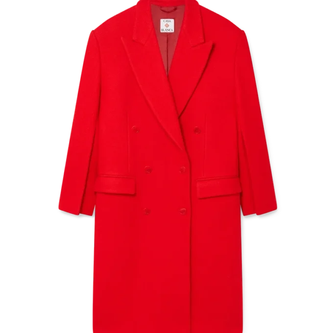 Abrigo de lana hervida