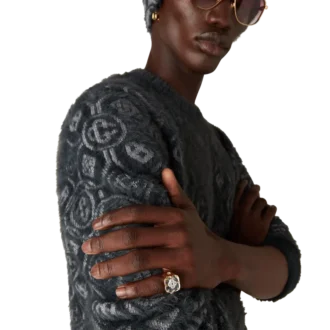 Anillo con sello del logotipo Cc