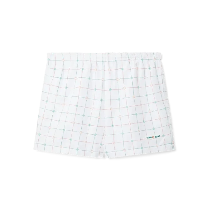 Bañador a cuadros de tenis