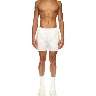 Bañador a cuadros de tenis