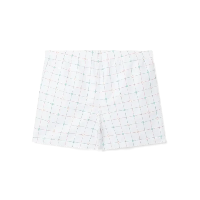 Bañador a cuadros de tenis