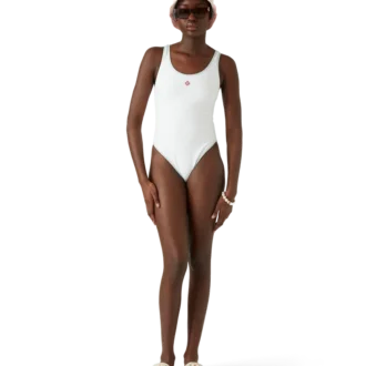 Bañador con monograma jacquard