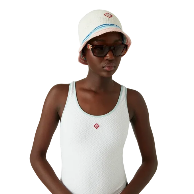 Bañador con monograma jacquard