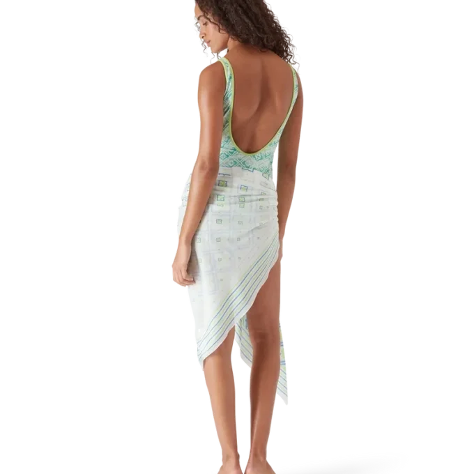 Bañador con monograma ondulado