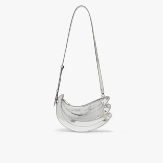Bolso Banana plateado