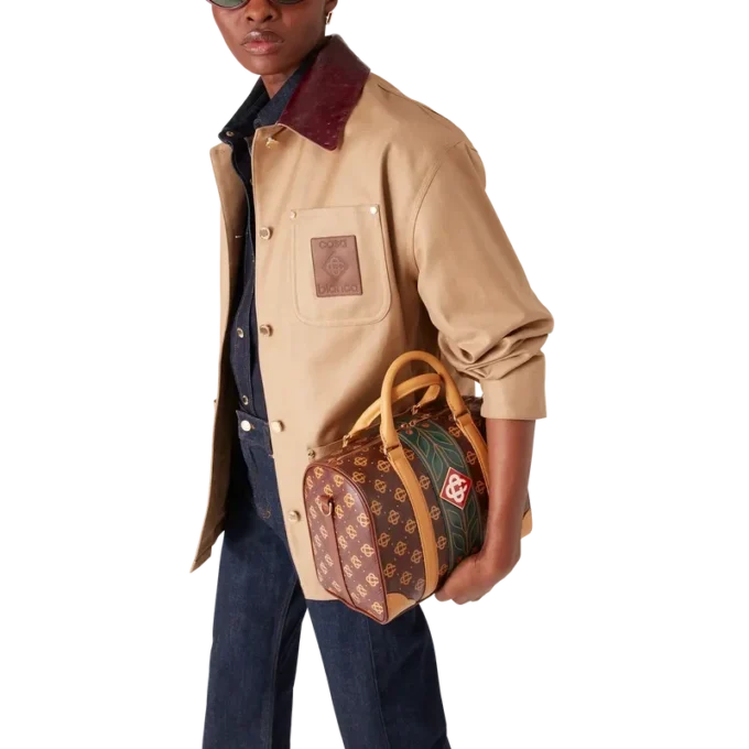 Bolso de fin de semana Mini Monogram marrón