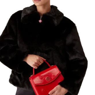 Bolso Mini Jeanne con emblemas rojos