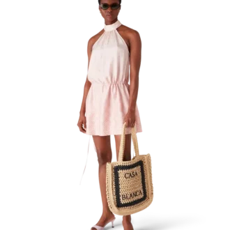 Bolso tote de rafia natural