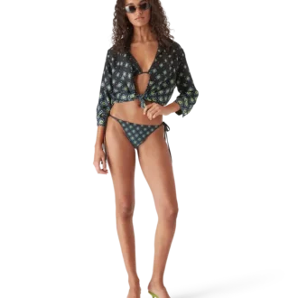 Braguita de bikini Monogram degradado en negro