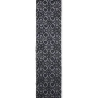 Bufanda de mohair con monograma y textura mullida