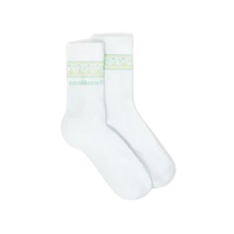 Calcetines de punto con diseño de olas