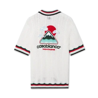 Camisa de croché de pantalón corto de algodón Montagne Ondulee