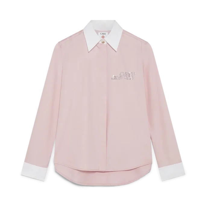 Camisa de manga corta con cristales