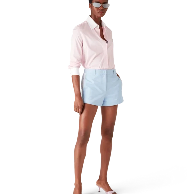 Camisa de manga corta con cristales