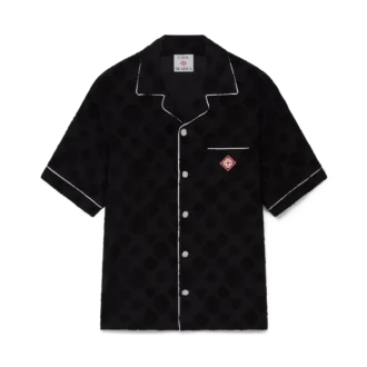 Camisa de manga corta con monograma de rizo