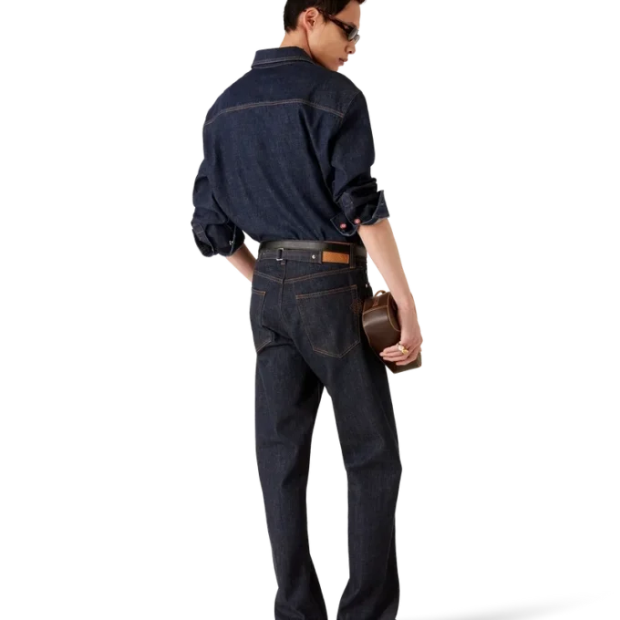 Camisa de pantalón corto con logotipo bordado