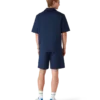 Camisa de pantalón corto con monograma azul marino Camisa de pantalón corto con monograma azul marino