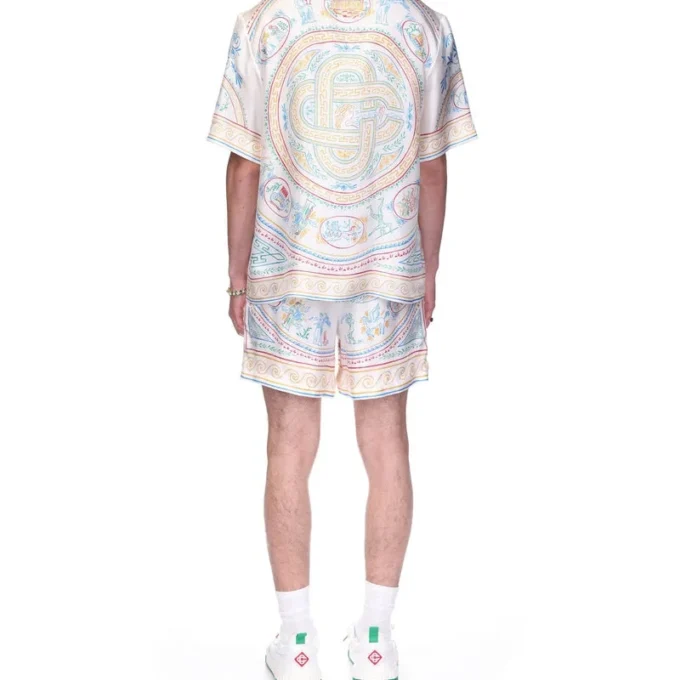 Camisa de seda Crayon Vase