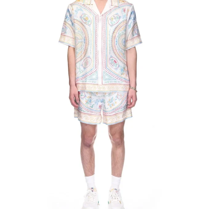 Camisa de seda Crayon Vase