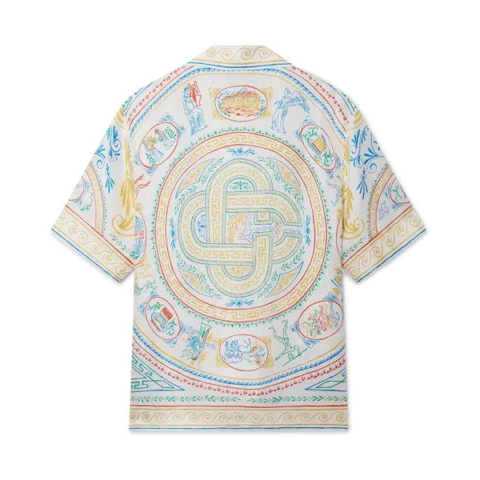 Camisa de seda Crayon Vase