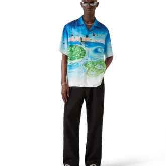 Camisa de seda de manga corta Beyond Destiny