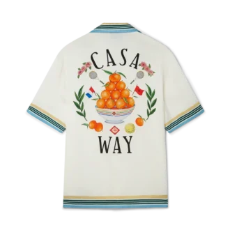 Camisa de seda de manga corta Casa Way