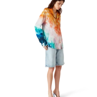 Camisa de seda de manga larga Surf Trip | Casablanca Paris