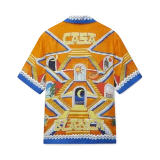 Camisa de seda Escalier Infini