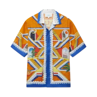 Camisa de seda Escalier Infini