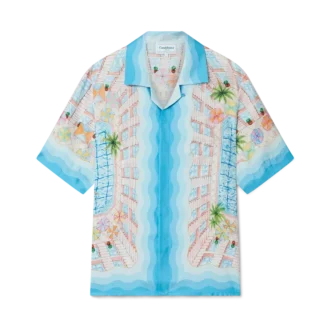 Camisa de seda Le Plongeon