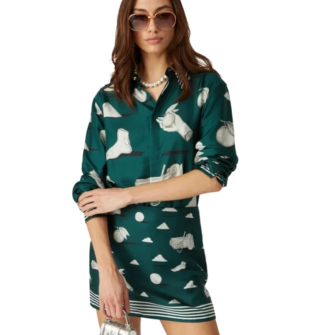 Camisa de seda Metaphysical