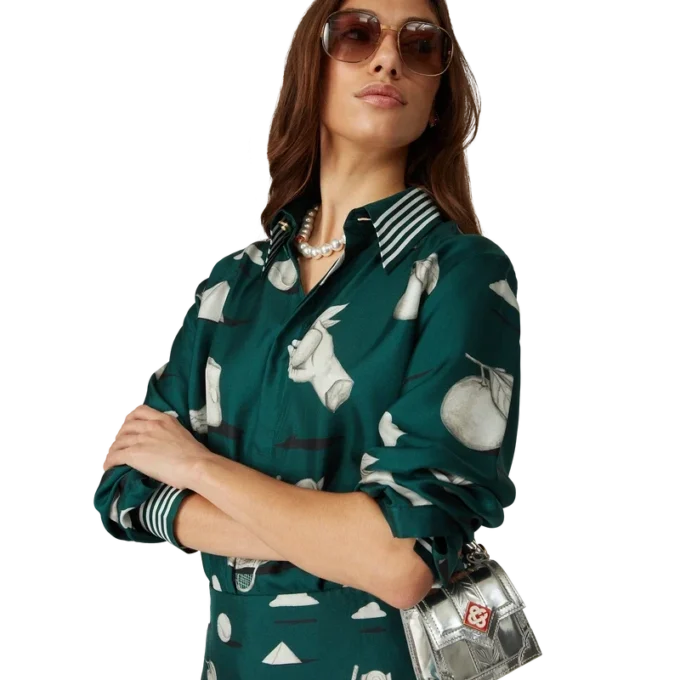 Camisa de seda Metaphysical