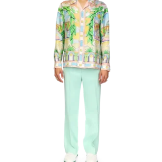 Camisa de seda Paysage Ideal