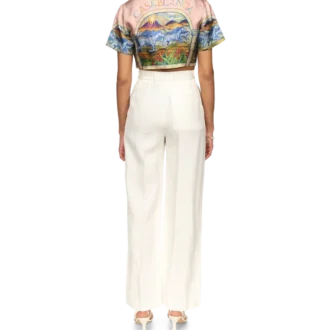 Camisas cortas de seda Chevaux Sauvages