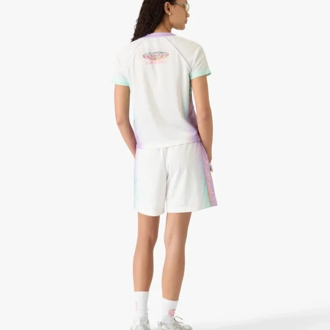 Camisas de fútbol de malla de pantalones cortos con degradado de cristal Camisas de fútbol de malla de pantalones cortos con degradado de cristal