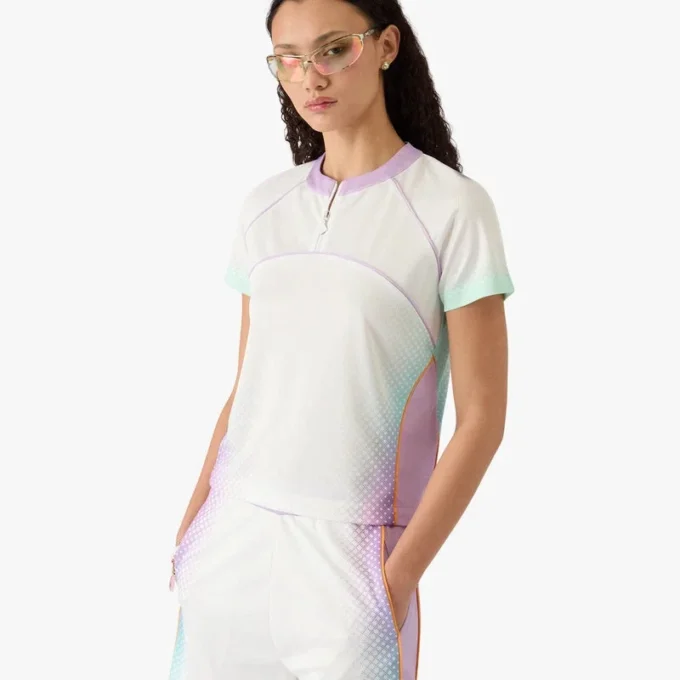 Camisas de fútbol de malla de pantalones cortos con degradado de cristal Camisas de fútbol de malla de pantalones cortos con degradado de cristal