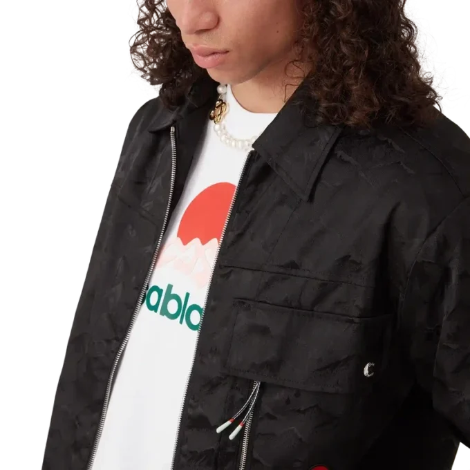 Camisas de nylon de pantalón corto con estampado de camuflaje y cremallera Camisas de nylon de pantalón corto con estampado de camuflaje y cremallera