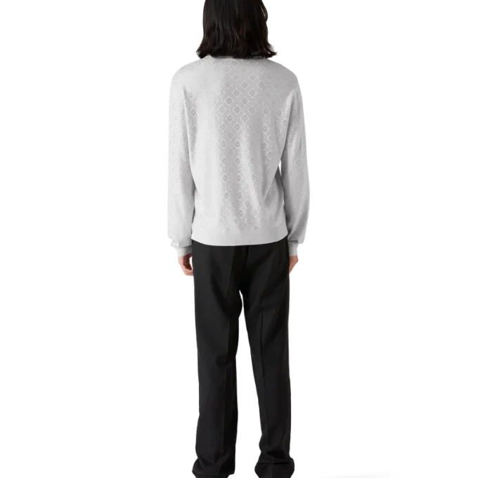 Camisas de punto con monograma de cristal