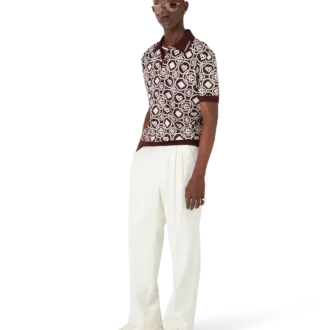 Camisas de punto de algodón con monograma