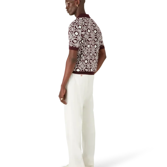 Camisas de punto de algodón con monograma