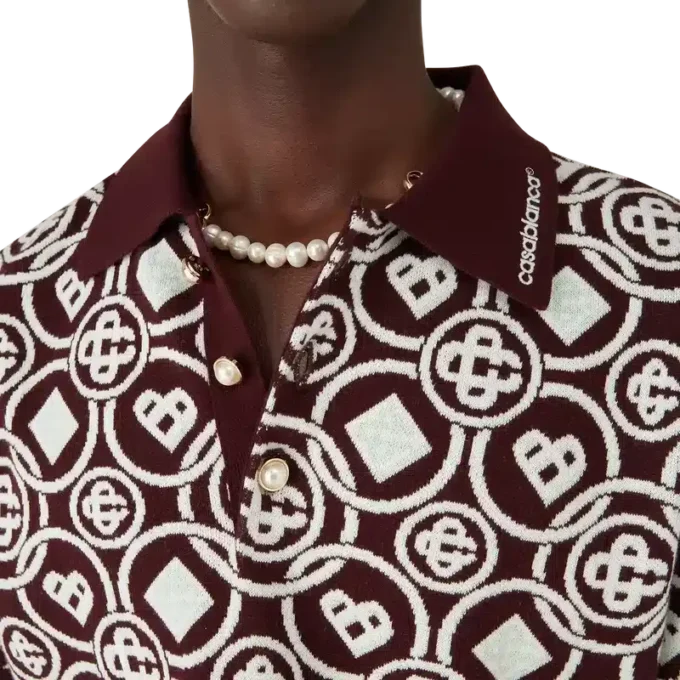 Camisas de punto de algodón con monograma