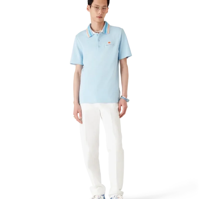 Camisas de punto piqué de manga corta