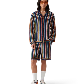 Camisas de rayas de ganchillo