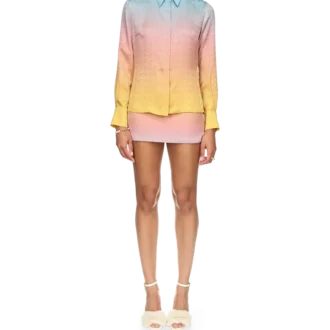 Camisas de seda con degradado Ping Pong