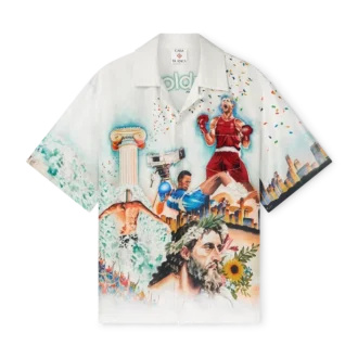 Camisas de seda de manga corta Celebration Du Sport