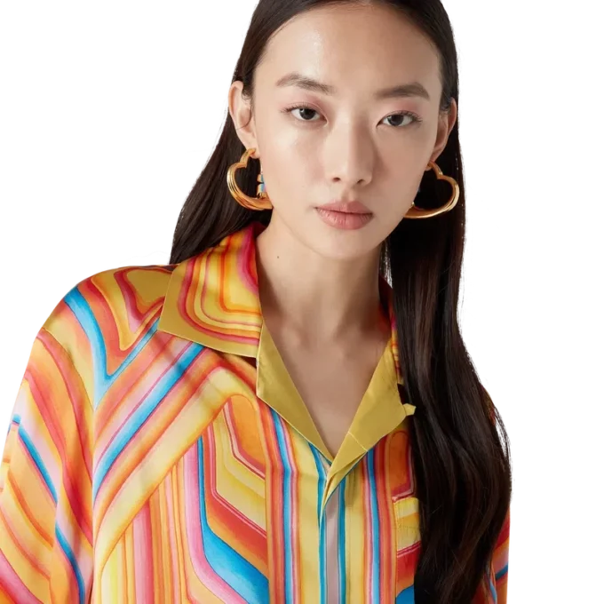 Camisas de seda de manga larga Low Rider