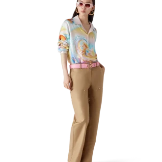 Camisas de seda de manga larga Psychedelic Nirvana