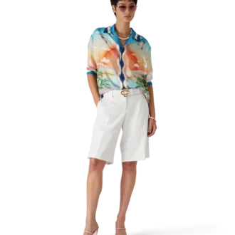 Camisas de seda de manga larga Tennis Club