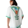 Camisa de seda de pantalón corto Metaphysical Tennis Icon