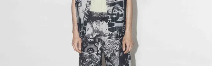 Vaqueros de pierna recta Rave Collage